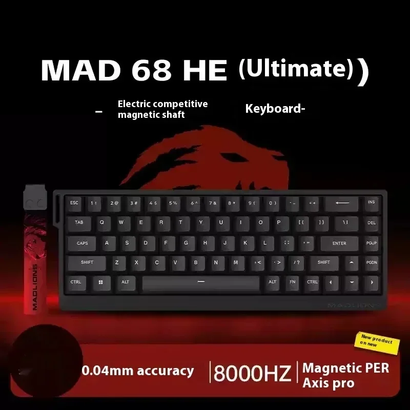 FGG Madlions MAD60 MAD68 HE Magnetic Switch Mechanical Keyboard Wired 8KHz Fast Trigger Laptop Custom Gamer Pc Gaming Keyboard