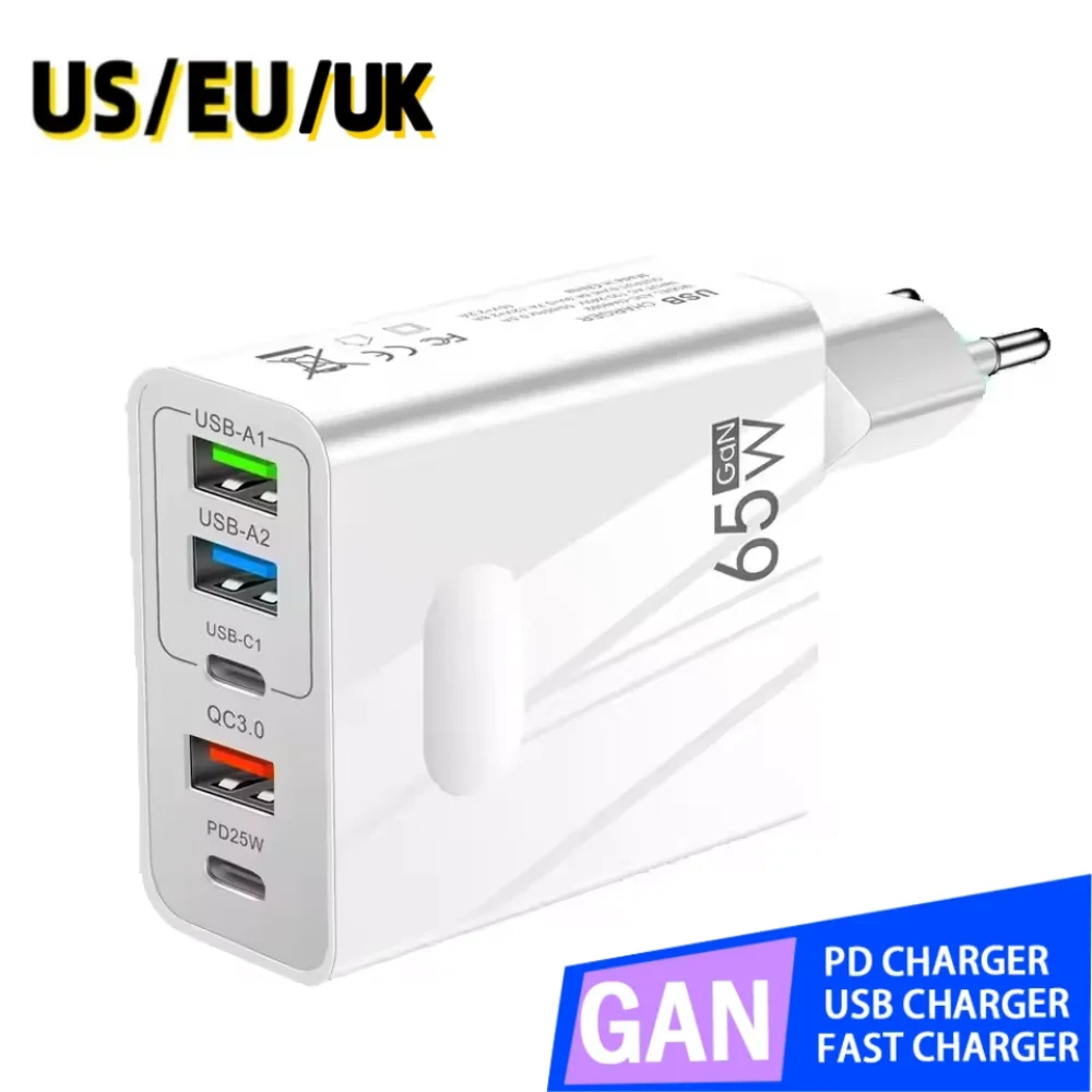 65W Gan Charger Typ…