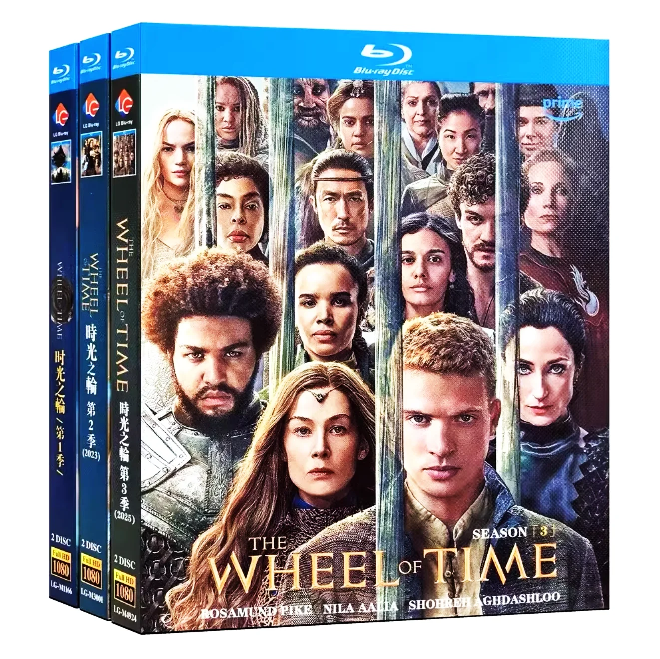 Das Rad der Zeit Staffel 1-3 (2025) 6-Disc All Region Free Englische Sprachversion Blu-ray Disc High Definition BD