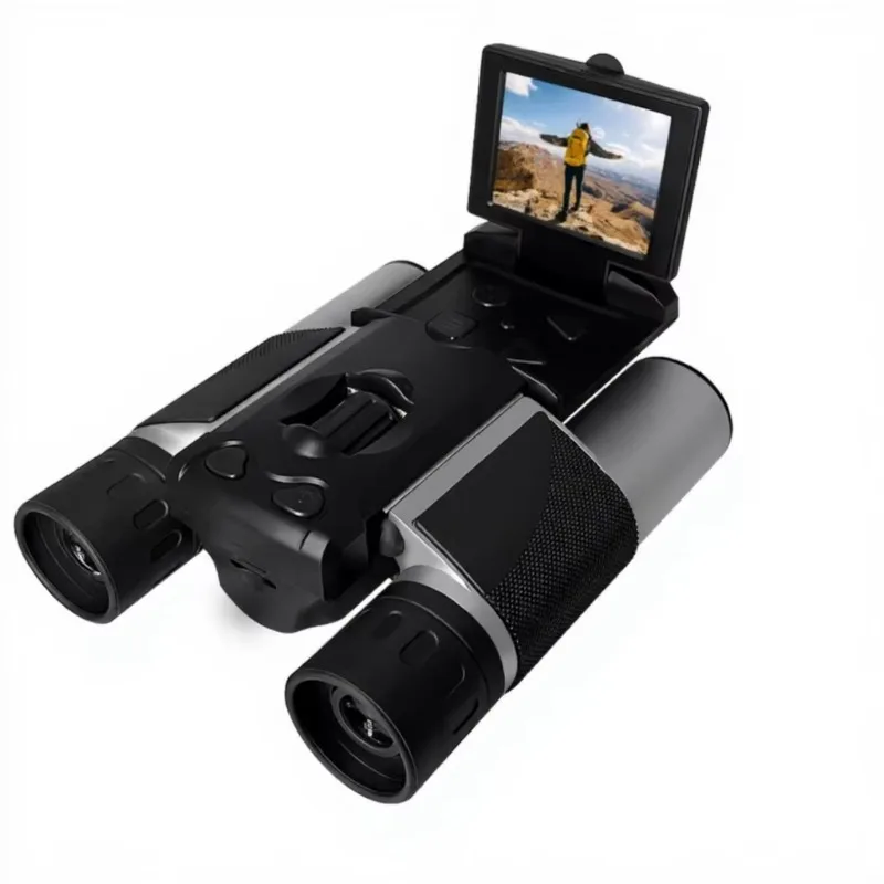 HD Video Recording Camera Starlight Night Vision Outdoor Birdwatching Binoculars Screen Dual Lens Digital Telescope