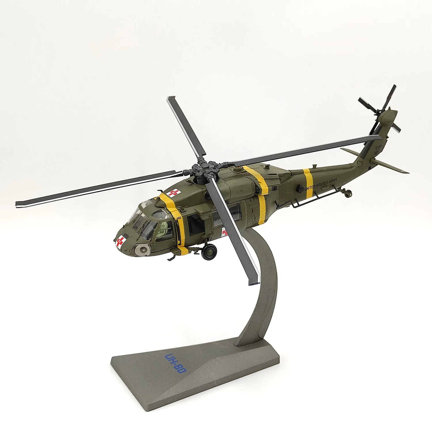 

Diecast AF1 1/72 Scale UH-60 Black Hawk Medical Helicopter Alloy Aircraft Model Collectible Toy Gift Souvenir Display