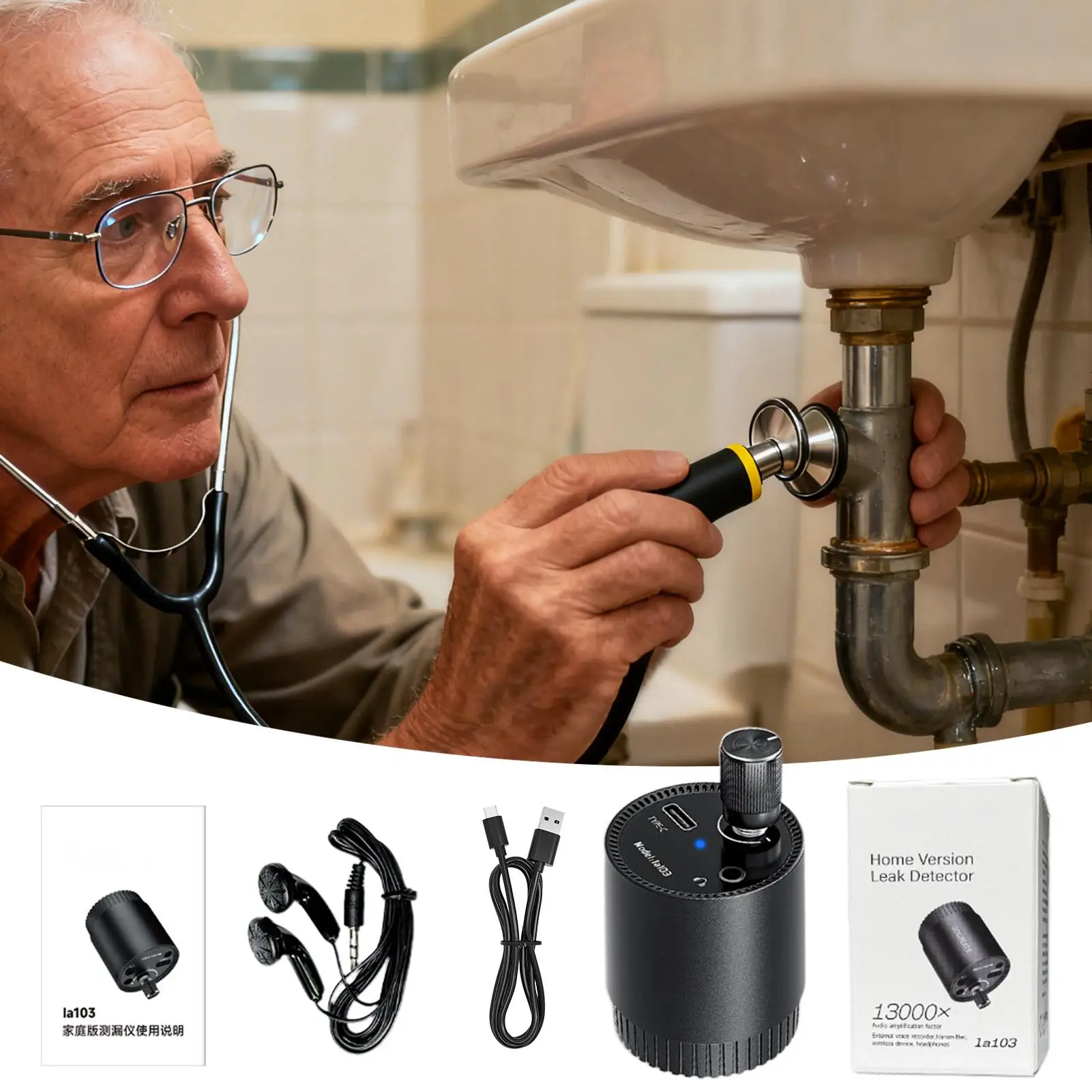 

Water Leak Detectors For Home Drip Monitor Water Pipe Leakage Monitor For Home Bedroom Basement Kitchen Laundry Apartment