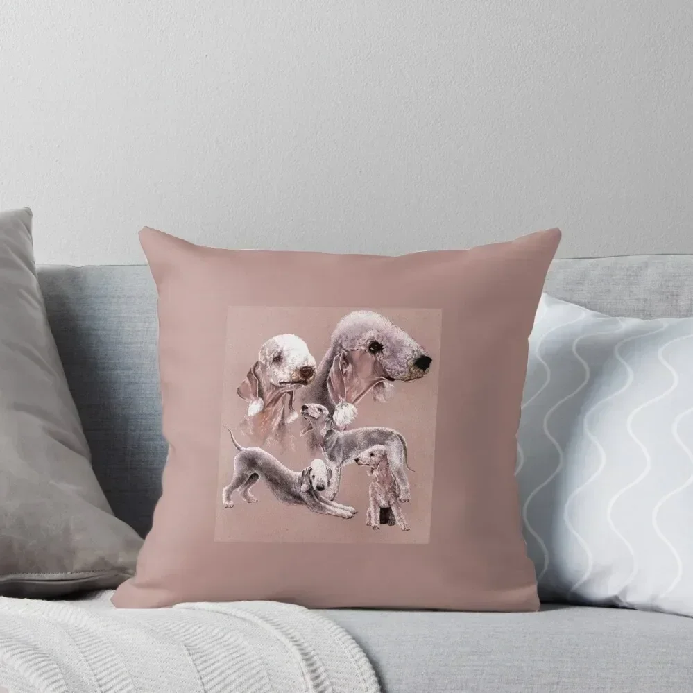 

Bedlington Terrier Gallimaufry Throw Pillow Decorative pillowcase Decorative Cushion Decorative Cushions home decor items pillow