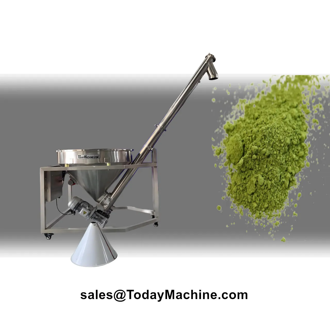 Cocoa Wheat Flour Seasoning Powder Quantitative Feeding Screw Conveyor