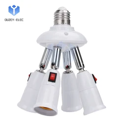 2 in 1 3 in 1 4 in 1 E27 Threaded Lampholders LED Lamp Sockets Adapters Bulb Converters Standard Lampholder Converters