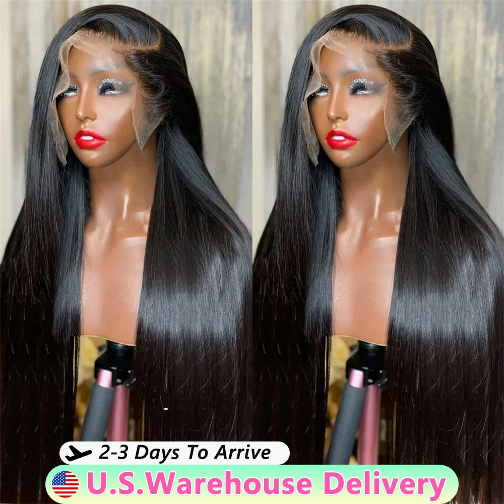 Glueless Wig Human Hair 6x4 5x5 13x4 13x6 Lace Front Wig Straight Human Hair Ready To Wear Pre Cut Lace Wig No Glue 180 Density