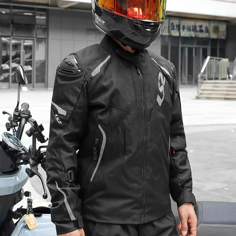 LS2 오토바이 라이딩 재킷 MJ174 오토바이 라이딩 슈트 사계절 S-xxxl 따뜻하고 통기성 방수 방풍 풀링 슈트