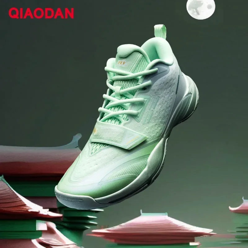 

QIAODAN Basketball Shoes for Men 2024 New Anti-Slippery Breathable High Quality Comfortable Shock-Absorbant Sneakers AM23240102