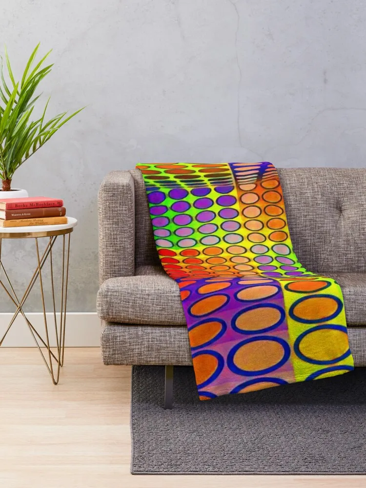 Victor Vasarely - Vega-Lep - 1970 Throw Blanket Decoratives christmas decoration Comforter bed plaid Blankets