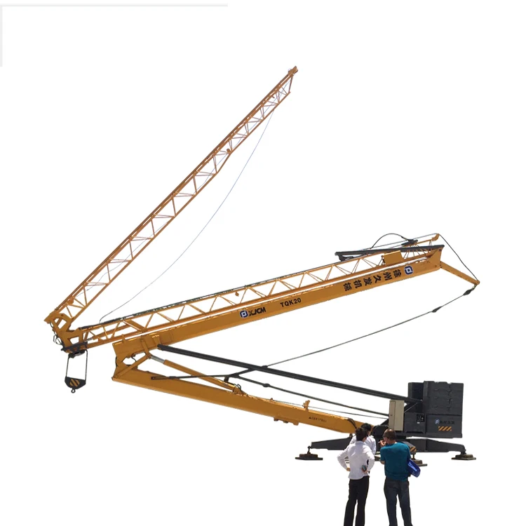 YG Mini Self Erecting Tower Crane Brand Tower Crane Small Crane Construction China 4 Ton For Sale Provided Yellow 22 M 3.7m