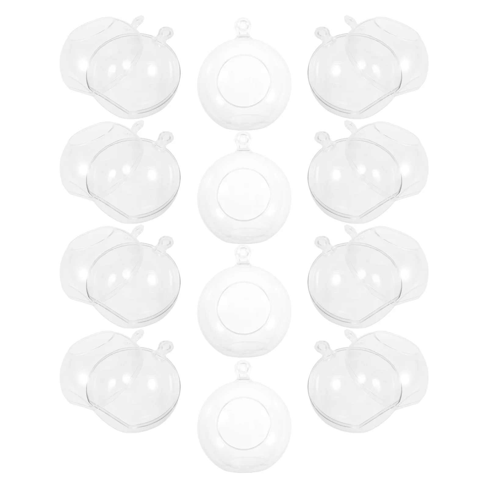 

12Pcs Christmas Hanging Ball Pendants Festive Decorations for Tree Window Door Indoor Outdoor Holiday Party Wedding Display