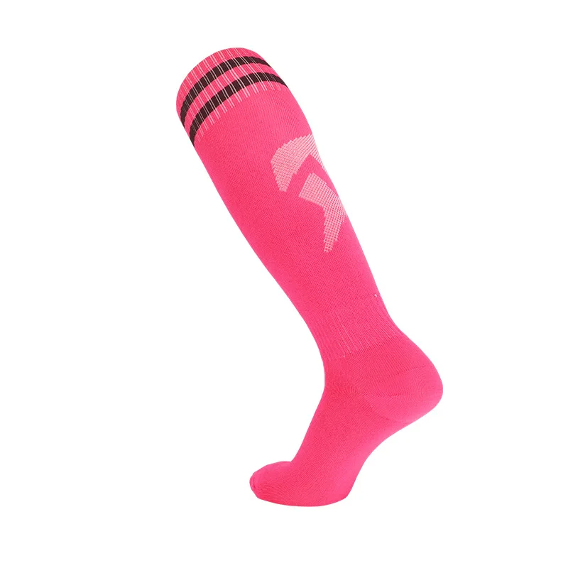 Chaussettes fines professionnelles de football pour hommes et enfants, respirantes, coordonnantes, match, entraînement, sport, planche à roulettes, bas au-dessus du genou, 16 couleurs