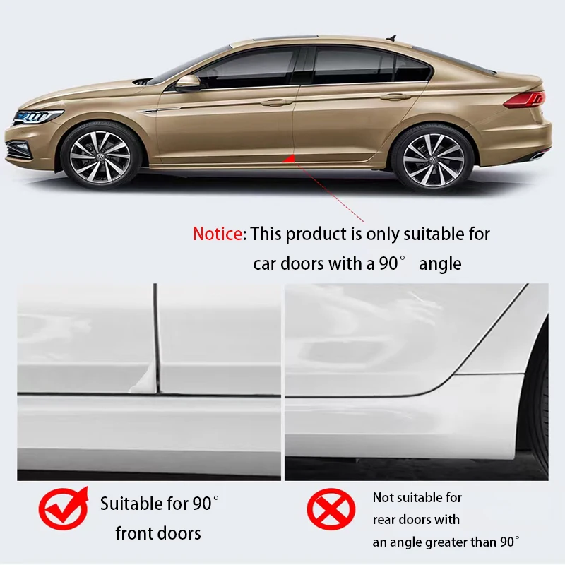 Car Door Corner Anti Collision Covers Scratch Protector Stickers For Skoda Superb 3 combi 2 mk3 3 tuning spoiler 2016 1 2018