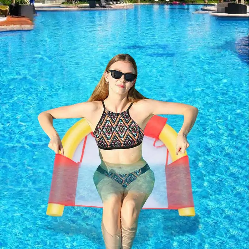 

Pool Float Chair Lounge Pool Float Pool Noodle Sling Swimming Pool Water Hammock Floating Chair For Summer Pool Party