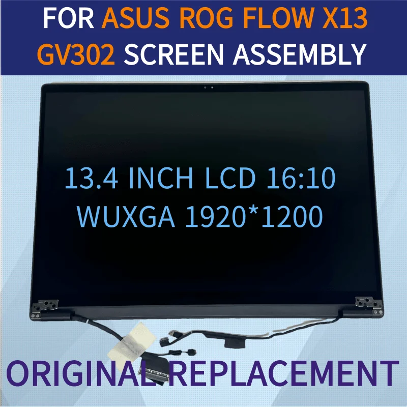 

FOR ASUS ROG FLOW X13 GV302 GV302EA GV302XA 13.4INCH WQXGA LCD ASSEMBLY SCREEN TOUCHSCR DISPLAY FULL UPPERPART