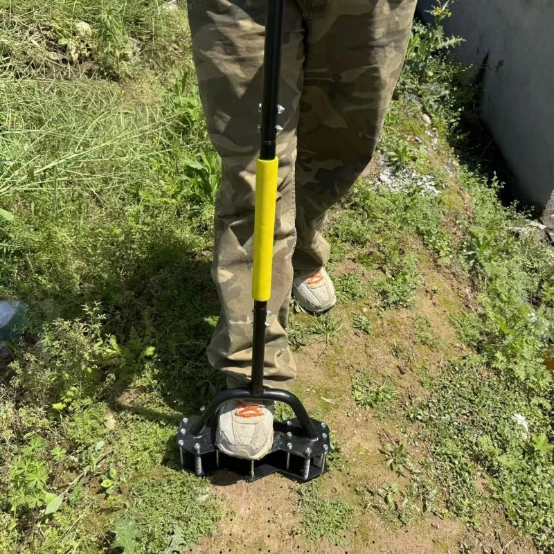 Spring Manual Aerators Garden Portable Soil Turner Detachable Labor Saving Soil Loosener Agricultural Ground Drilling Tool