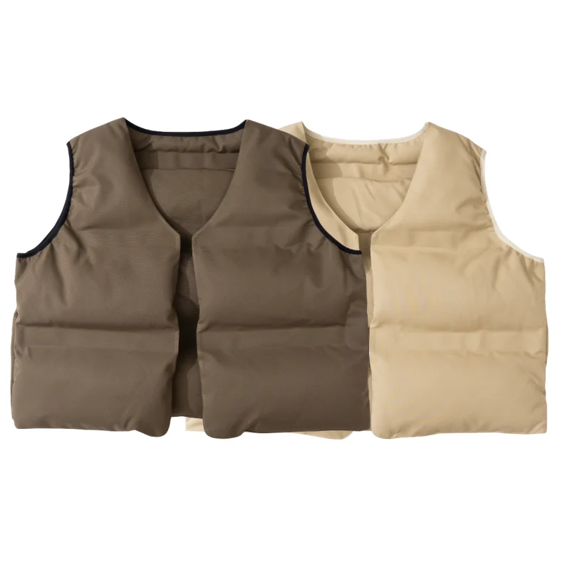 

Kanye West Season 8 VEST High Quality 1:1 Mens Womens Sleeveless Reversible Wearable Jacket Mens Autumn Winter Clothing