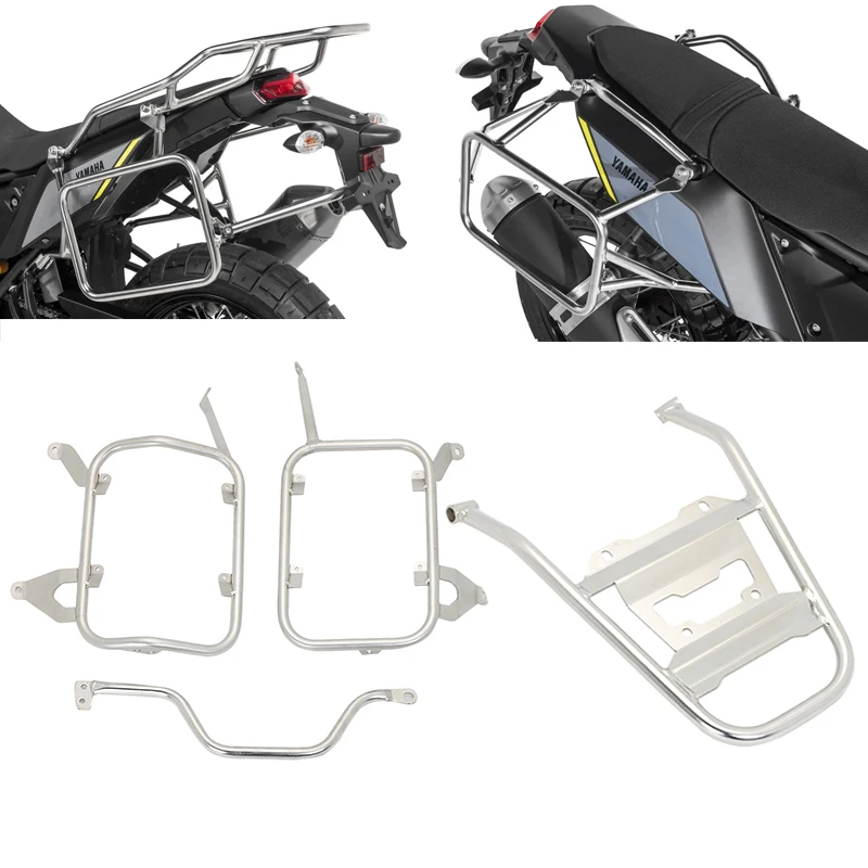 For Yamaha Tenere 700 Tenere700 t700 t7 xtz 700 2019-2023 Panniers Rack Frame Saddlebag Side Bracket Top Rear Case Box Rack