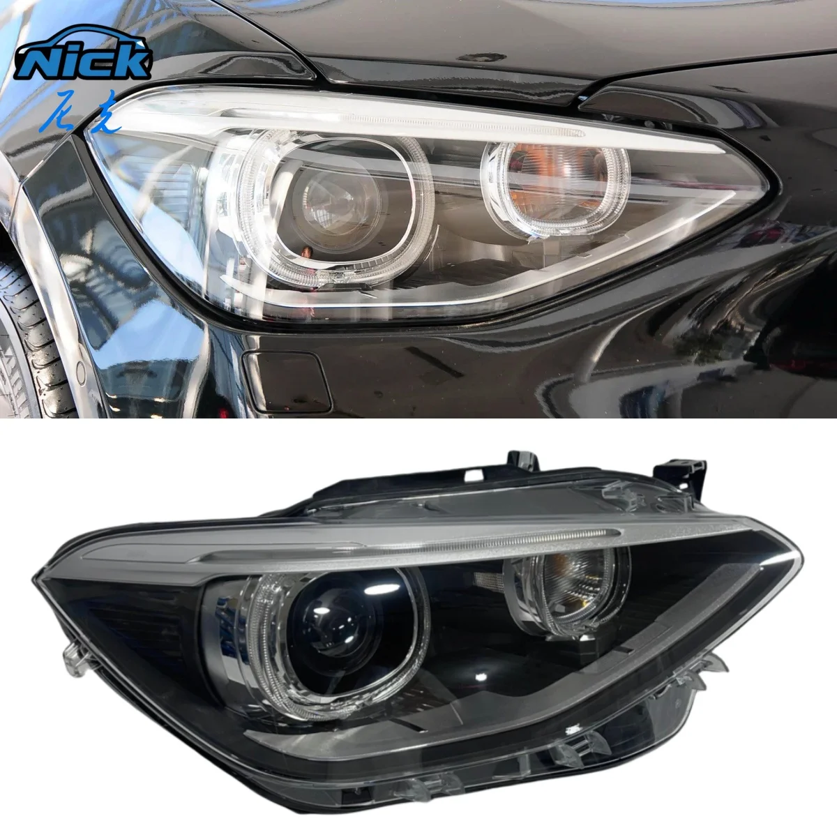 

For BMW F20 HID Headlight Assembly For 2012-2015 BMW 1 Series 120d 125i M135i Original Headlamp LED Daytime Running Lights