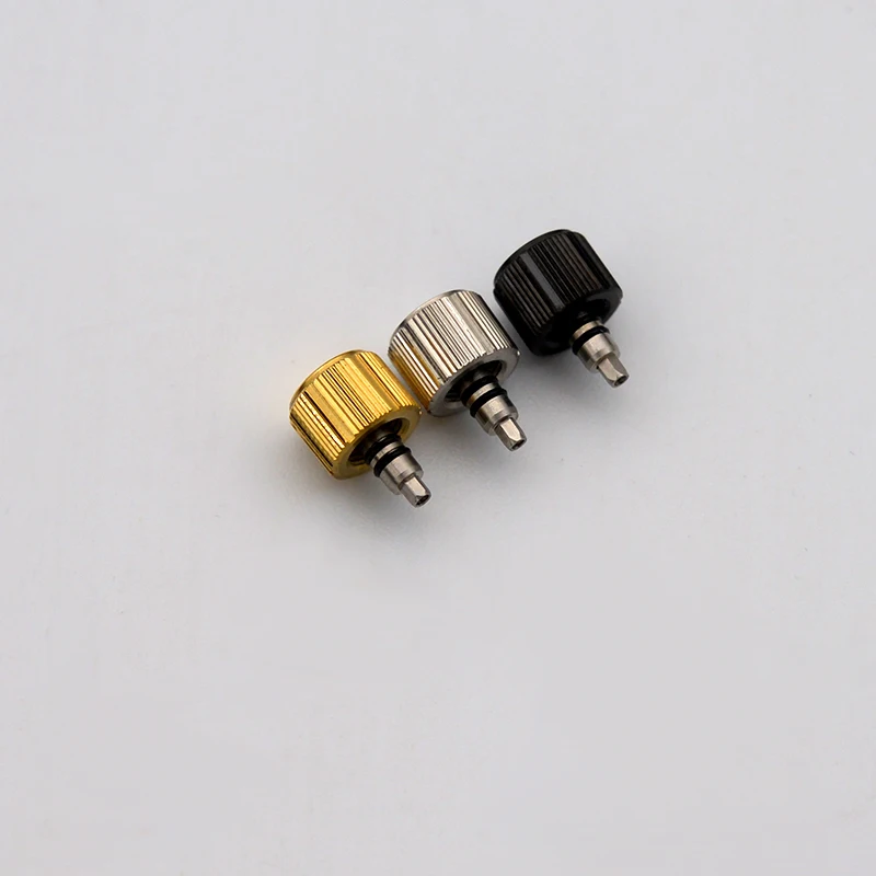 S Logo Screw Down Crown Complete Set Crown Tube Stem For NH34 NH35 NH36 SKX007 SRPD PROSPEX Watch Mod Parts