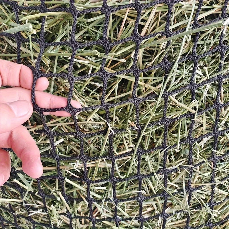 Slow Feed Horse Hay Net | Heavy-Duty Hanging Feeder Bag Holes, Small Anti-waste Design for Pasture/stable Use (Durable Me