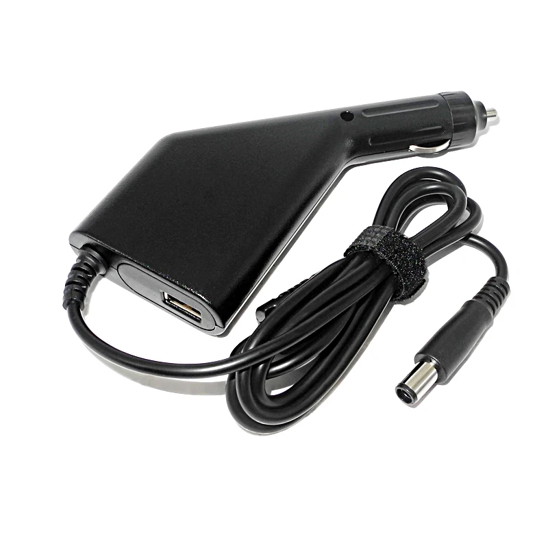 90W Laptop Car Charger for Dell D505 D510 D610 D620 E5530 E5400 E6400 E6500 M70 Vostro 1014 1015 DC Power Adapter 19.5V 4.62A