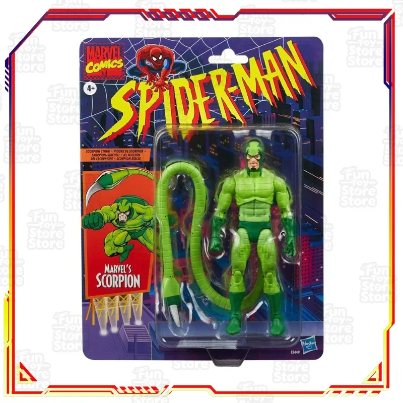 Hasbro Marvel Legends 6" Spider-Man Scorpion Articulated Detailed Display Collectible Figure for Marvel Comic Fans - view 2