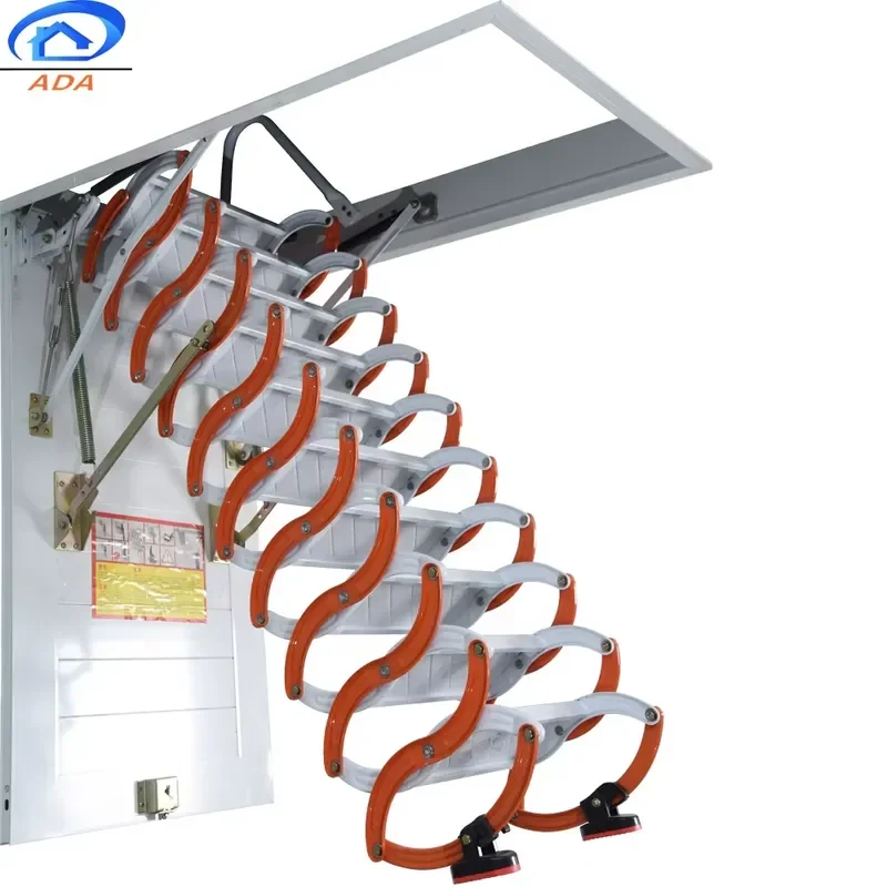 

Multi Functional Invisible Telescopic Folding Roof Basement Ladder