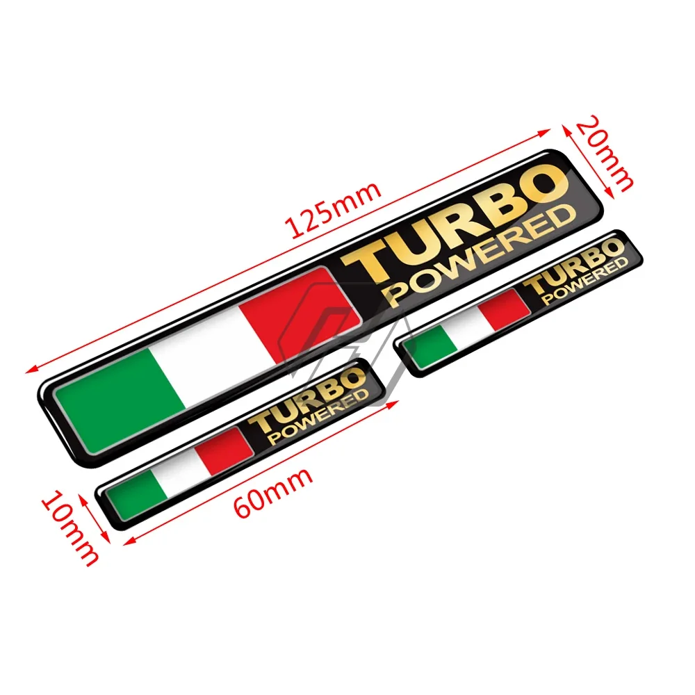 

3D Италия Флаг Турбо Наклейка Мотоцикл Танк Наклейка Автомобиль Хвост Турбо Наклейки