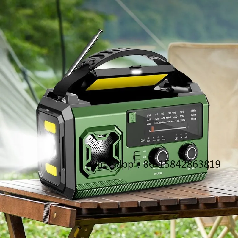 20,000 mAh Earthquake Radio Full Band Full Channel Disaster Prevention Emergency Solar Rechargeable Lighting Radio
