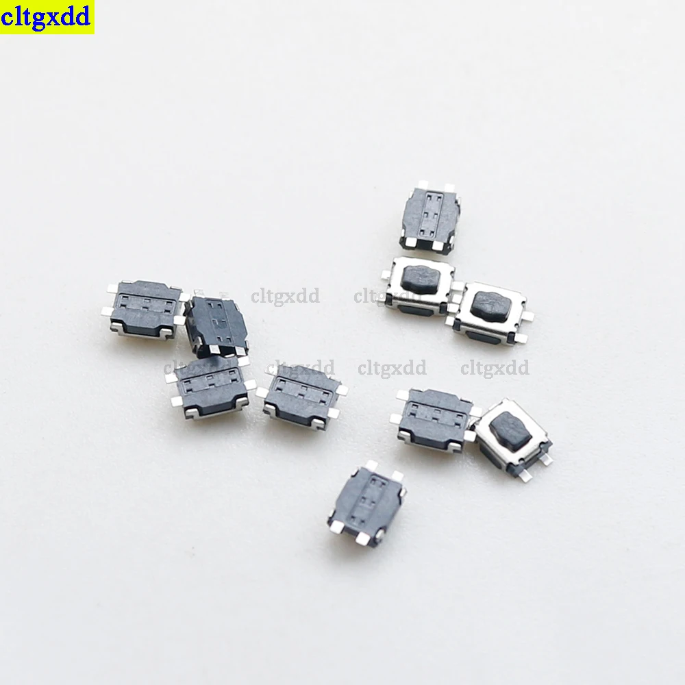 Cltgxdd 10 шт. 3*3,5*1,8 мм партия импортный сенсорный переключатель патч 3*3,5*1,8 мм кнопочный переключатель маленькая черепаха 4-контактный SMD мобильный телефон