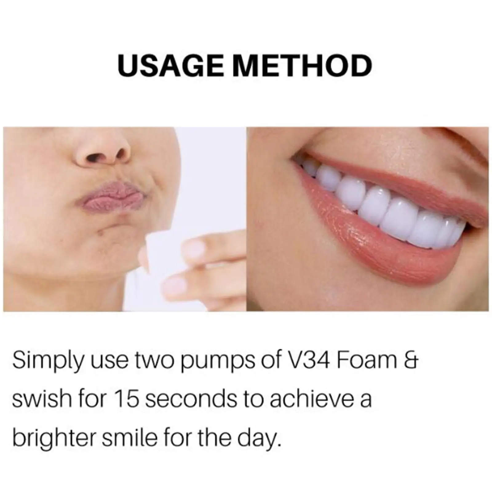 موس تبييض الأسنان المحمول 50 مل معجون أسنان قوي لتبييض الأسنان ينظف بعمق للثة منعشة والأسنان البيضاء