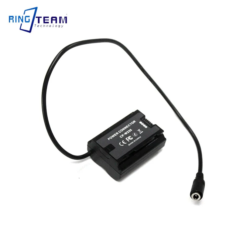 

CP-W235 Dummy Battery NP-W235 DC Coupler Female Head Suitable for Fuji X-T4 XT4 X-H2 GFX 50SII Camera Power Adapter