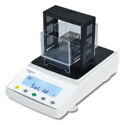 JA203M-S 210g 0.001g Solid Density Balance Color Aluminum Shell with Density Reference Set Optional Interface