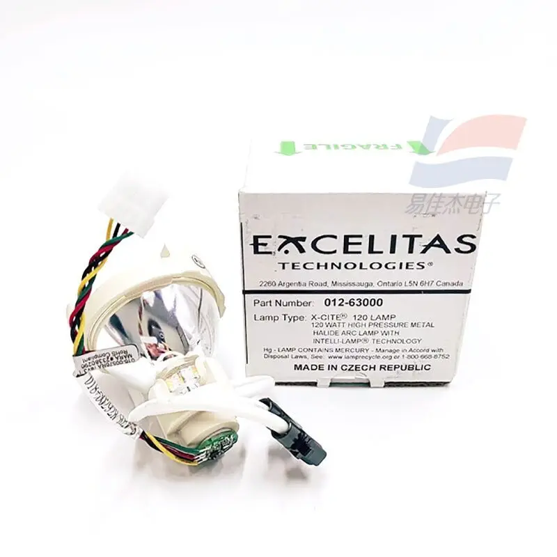 

012-63000 Excelitas Fluorescence Microscope Bulb X-Cite 120 Series Lamp with 200W Rated Service Life