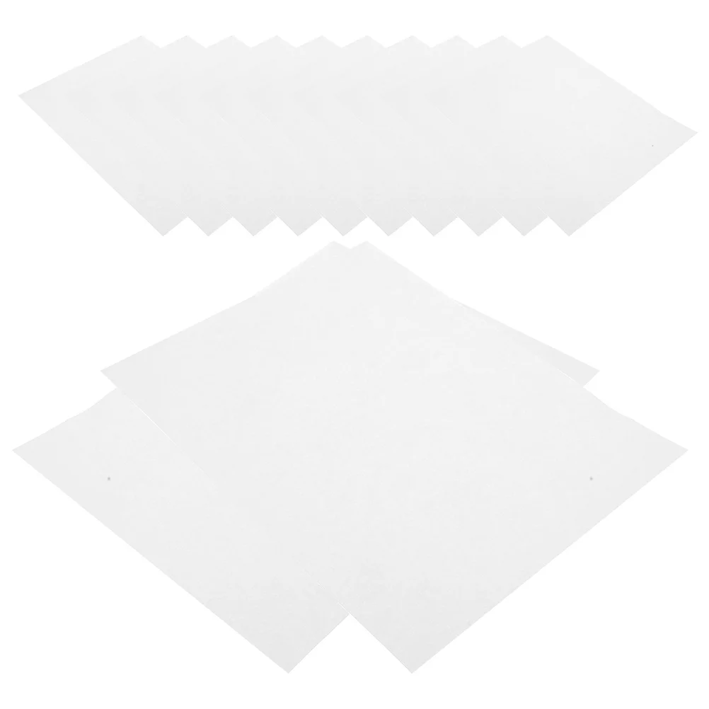 60 Pcs Specimen Boards Paper Embossed Backing Lined Blotting for Flower Pressing Herbarium White Paperboard Plant