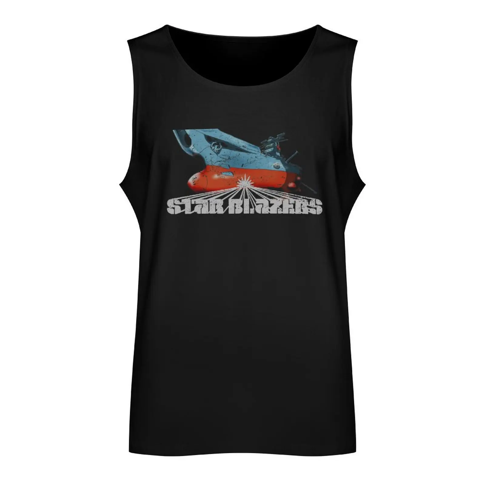 Star Blazers Tank Top gym T-shirt male