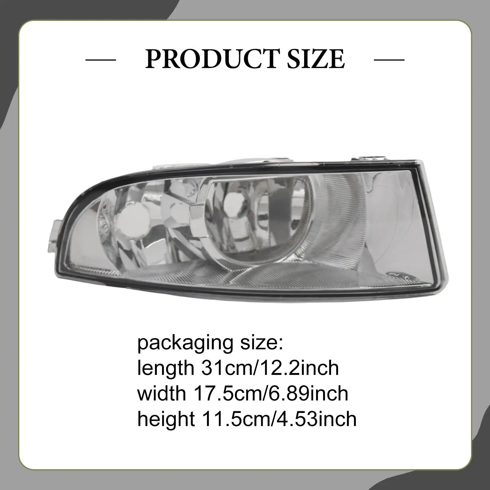 Fog Light Replacement Lightweight Simple Installation Professional Accessories