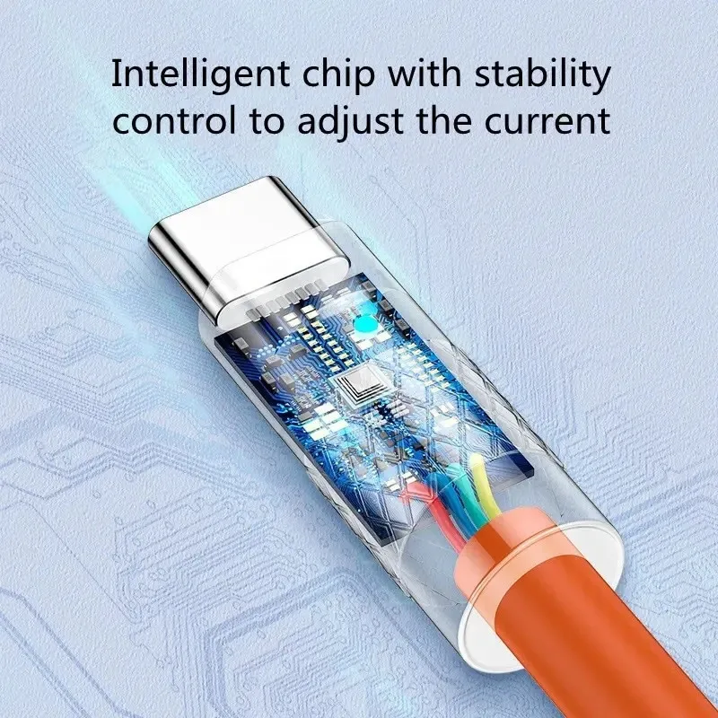 66W USB C to Type C Fast Charging Cable 0.3M Short Cable Type c Data Cord for Power Bank Laptop/Tablet/Phone Portable Charge