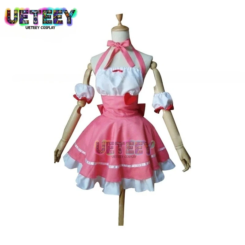 

UETEEY Di Gi Charat Rabi.en.Rose Uniform Cosplay Clothing Cos Costume Customized size