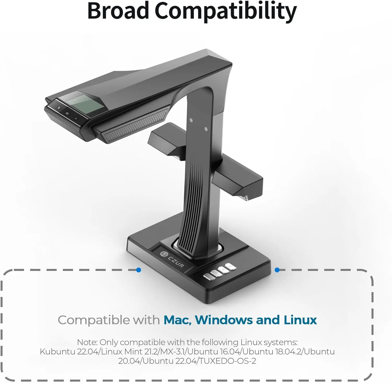 ماسح ضوئي للكتب الاحترافي ET24 Pro، كاميرا مستندات بدقة 24 ميجابكسل، تقنية مسطحة تلقائية وتقنية Deskew، ماسح مستندات A3 #4