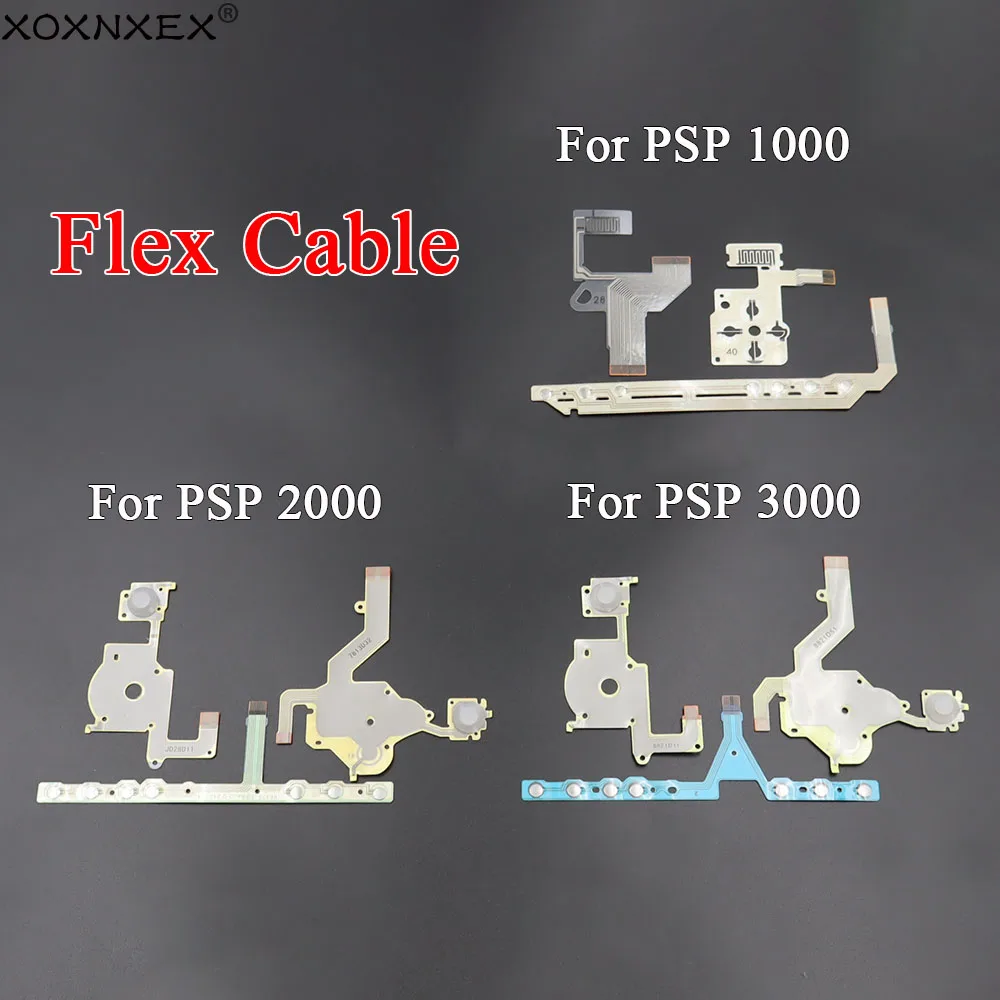 Ersatz für PSP 1000 2000 3000: Linke und rechte Tasten, Start-/Home-/Lautstärketasten, PCB-Tastatur, L/R-Flexkabel, Reparaturteile