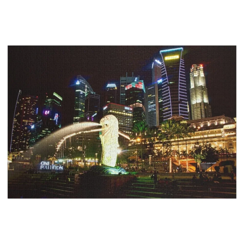 

Singapore Merlion Jigsaw Puzzle Custom Child Customizable Child Gift Personalized Gift Ideas Puzzle