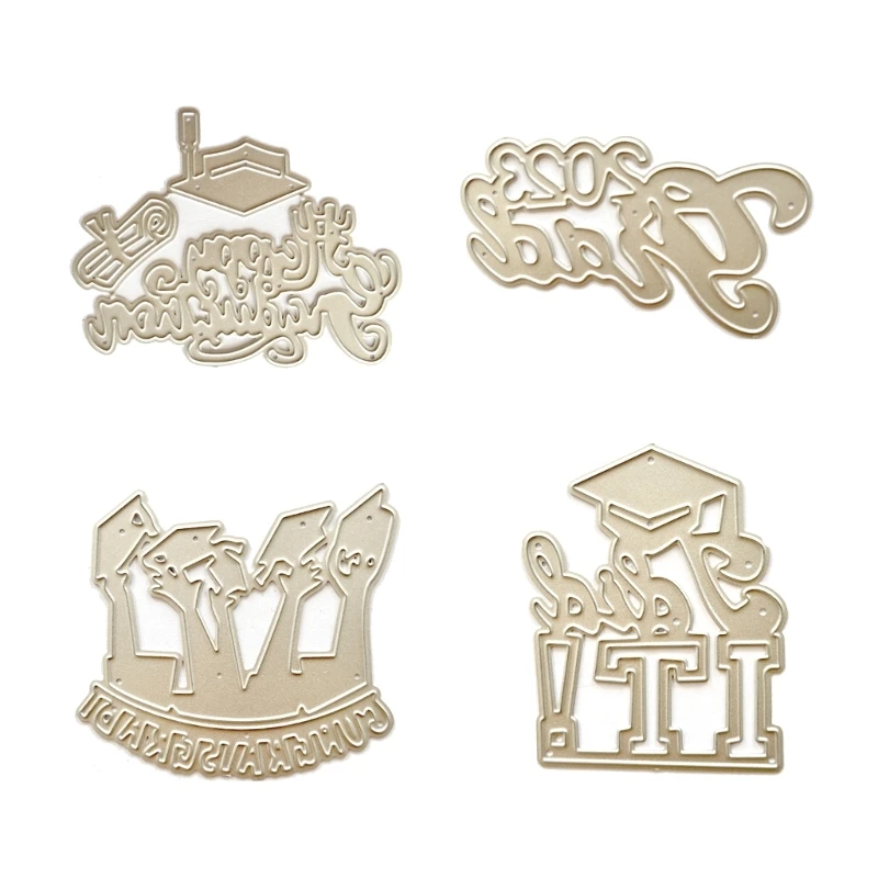KX4B Afstuderen metalen stansmessen Embossing sjabloon stencil scrapbooking voor kaart