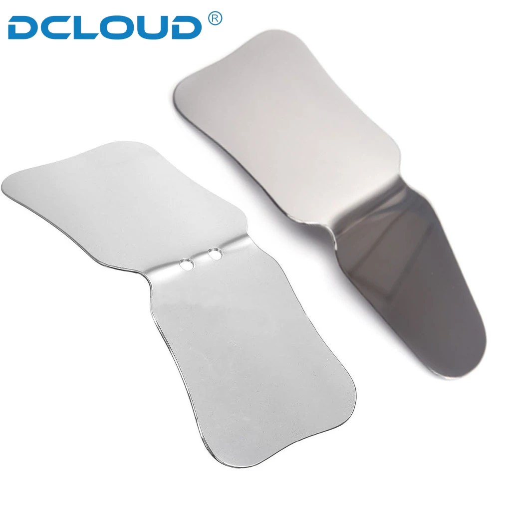 1Pc Dental Stainless Steel Photography Mirrors Autoclavable Intra-Oral Orthodontic Reflector Single-Side Reflection Mouth Mirror