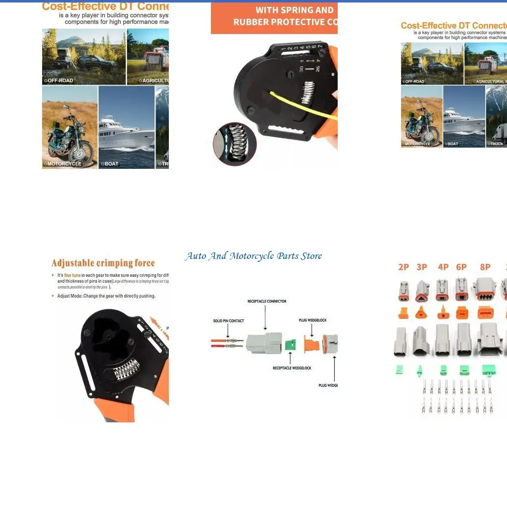 

P9FD 1600pcs Electrical Heavy Duty Pin Connector Professional Installation Projects