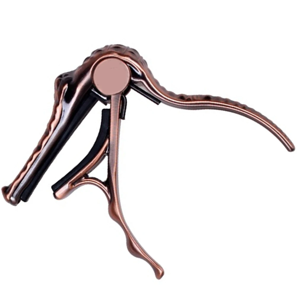 

Portable Metal Guitar Capo Crocodile Clamp Tone Modified Clip Durable Clamp for Acoustic Electric Guitar Ukulele Professional