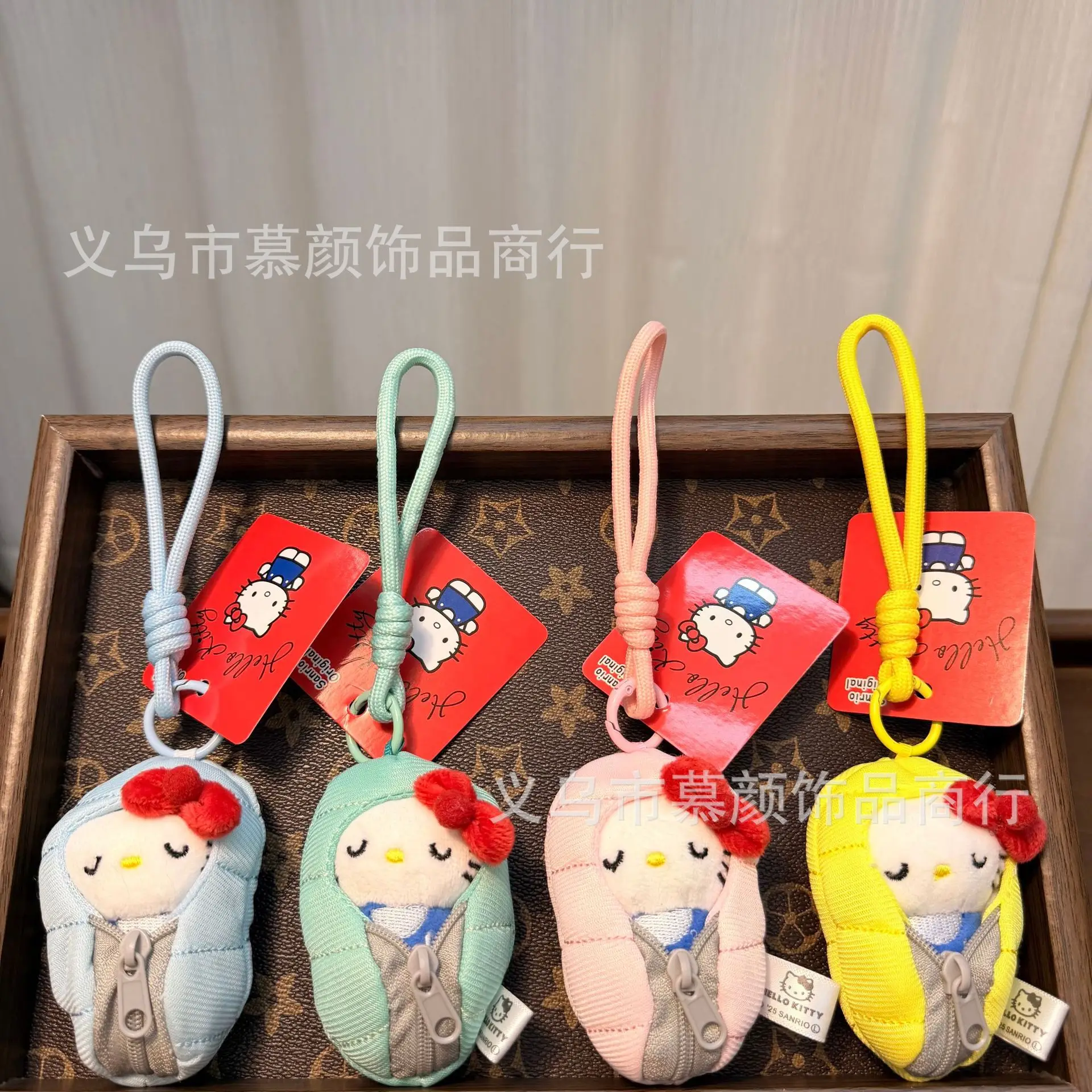 

Plush Kawaii KT Cute Hello Kitty Pendant Backpack Hanging Charms Keyring Accessories Birthday Gift Toys