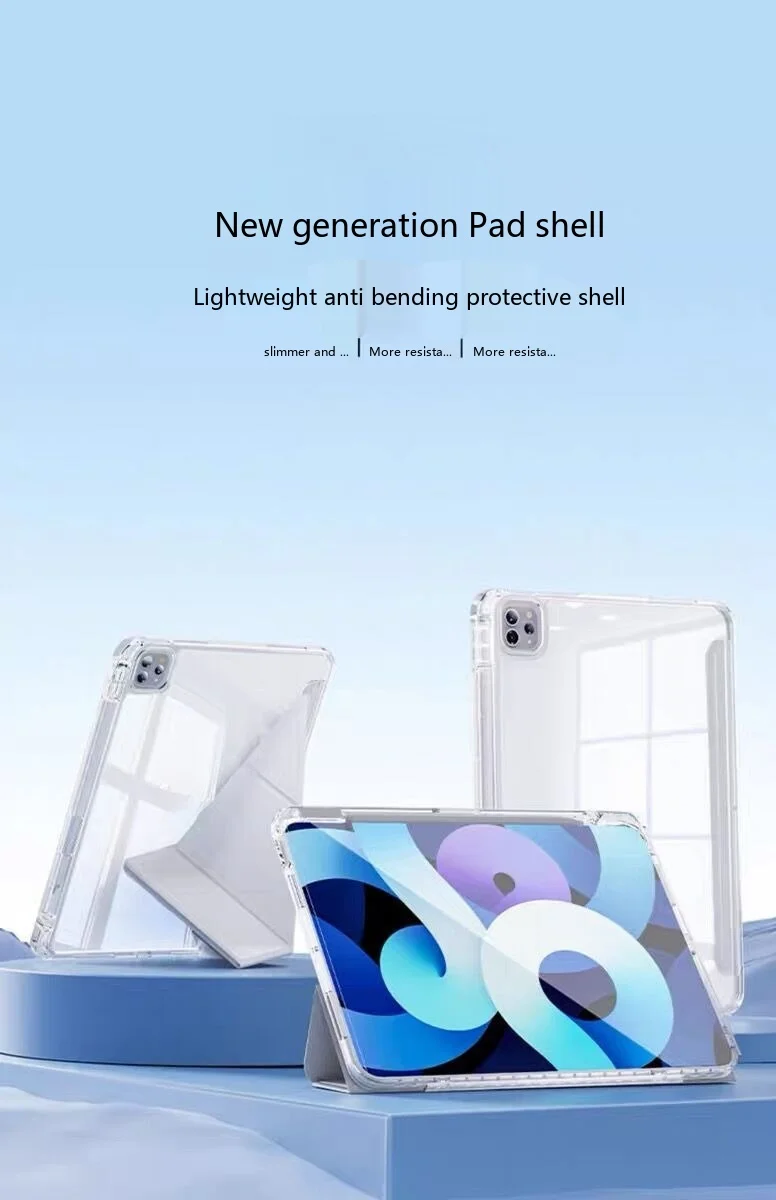 Für Honor Pad 12,3 12,1 11,5 11 Zoll Acryl 9+N Mehrwinkel-Stoßfeste Standhülle mit Schlaf-/Aufwachfunktion – Detail 1