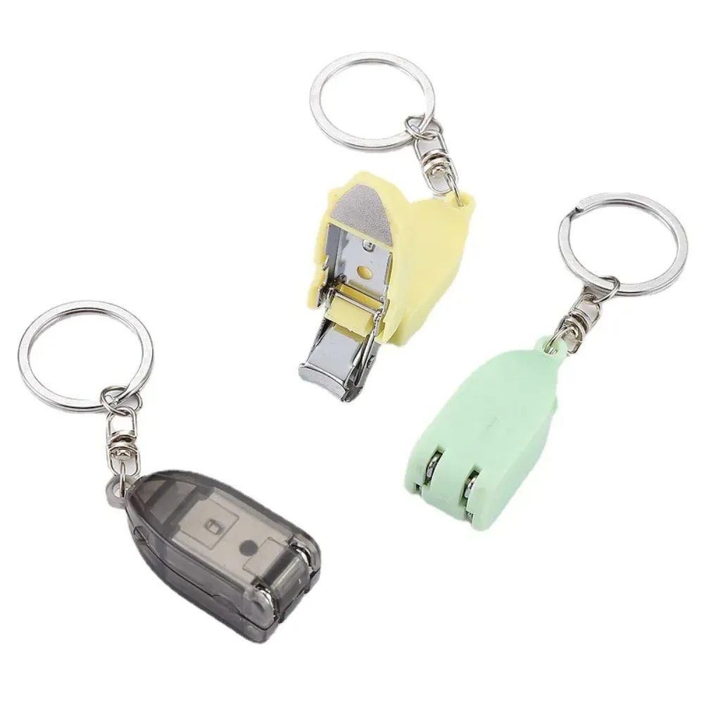 Folding Transformers Nail Clipper Stainless Steel Portable Keychain Design Mini Nail Cutter High Hardness Travel Manicure Tool